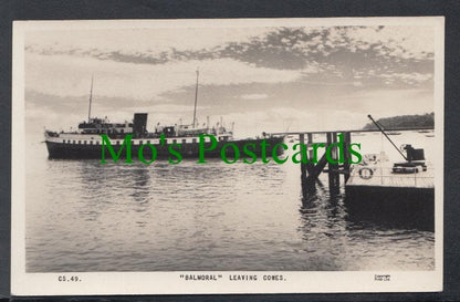 Shipping Postcard - "Balmoral" Leaving Cowes, Isle of Wight - SW3617