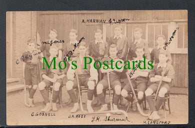 Sports Postcard - Hockey - Surrey House School