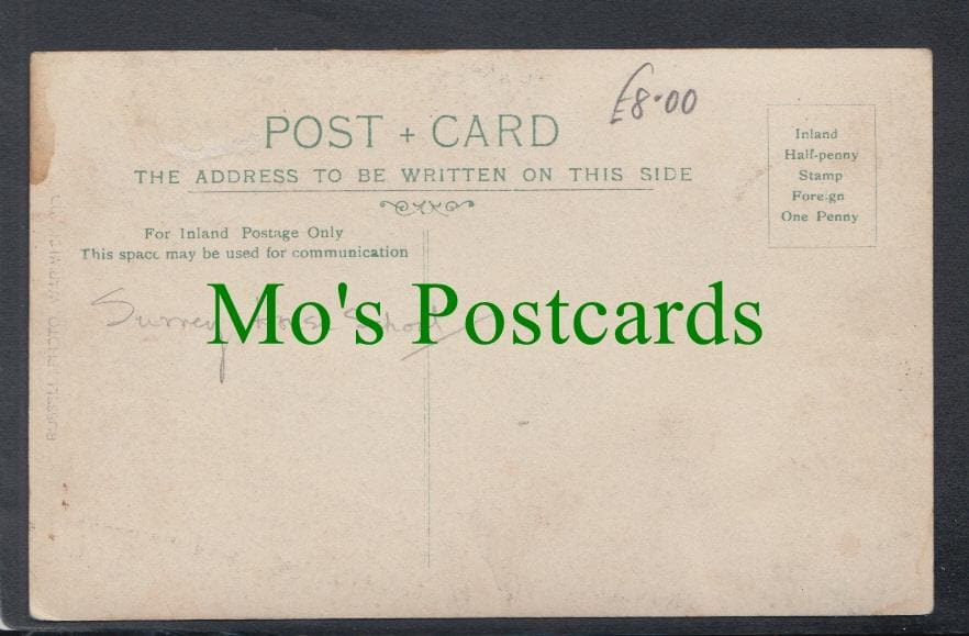 Sports Postcard - Hockey - Surrey House School