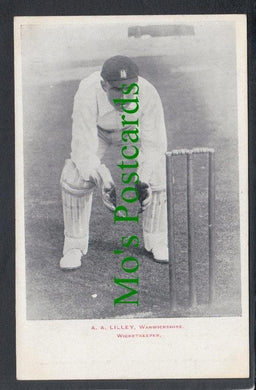 Sports Postcard - Cricket - A.A.Lilley, Warwickshire