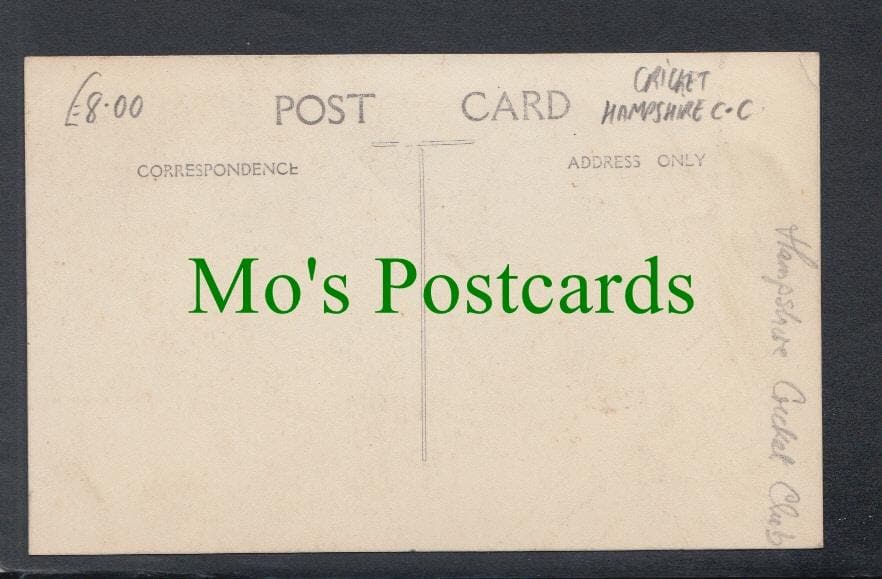 Sports Postcard - Hampshire Cricket Club Presentation