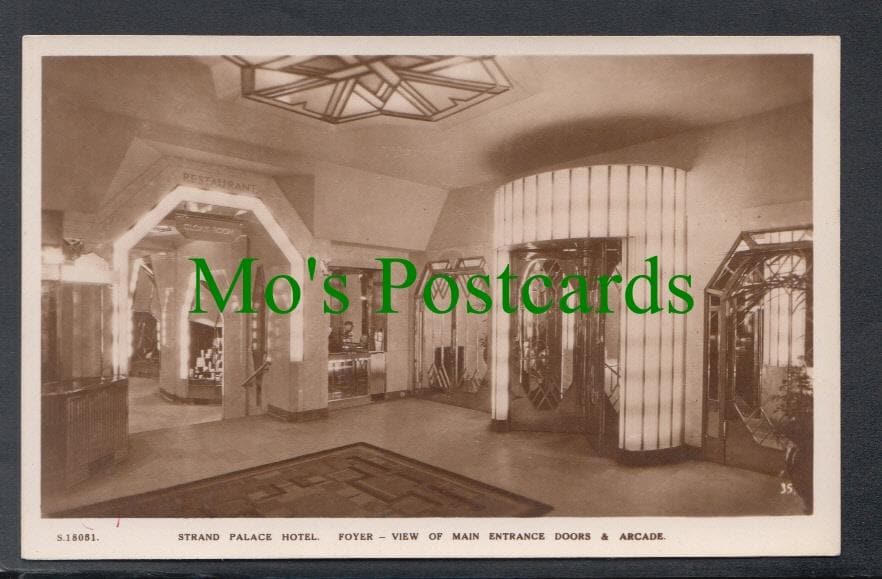 Strand Palace Hotel Foyer, London