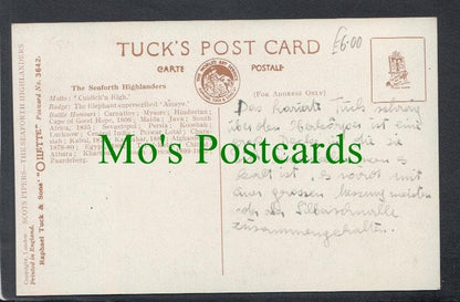 Military Postcard - The Seaforth Highlanders