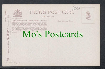 Military Postcard - 21st Lancers Scouting