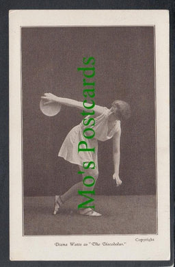 Sports Postcard - Diana Watts - Discus