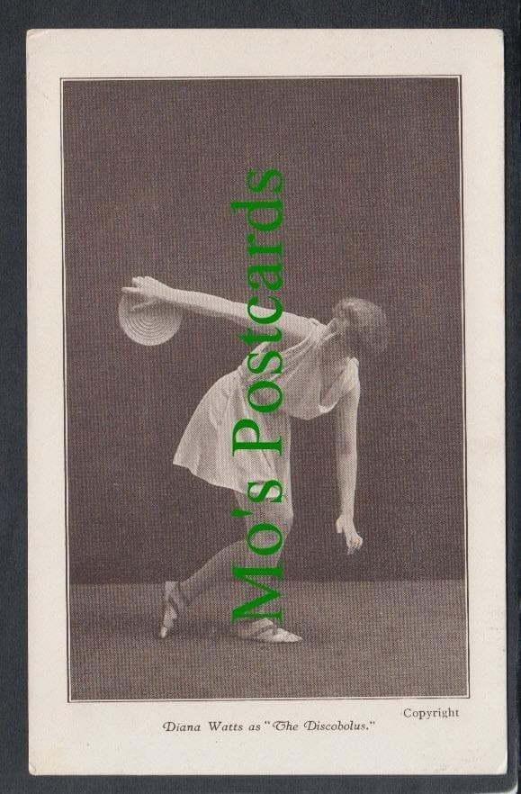 Sports Postcard - Diana Watts - Discus