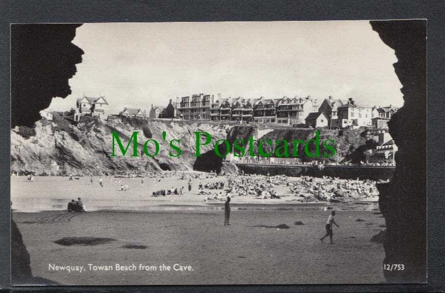 Towan Beach From The Cave, Newquay, Cornwall