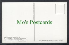 Load image into Gallery viewer, Railways Postcard - Train at Glasgow Shields Road
