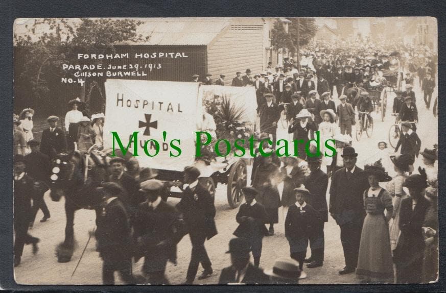 Fordham Hospital Parade, 1913, Cambridgeshire