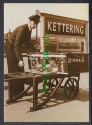Kettering Train Station Postcard - Basket of Pigeons SW3898