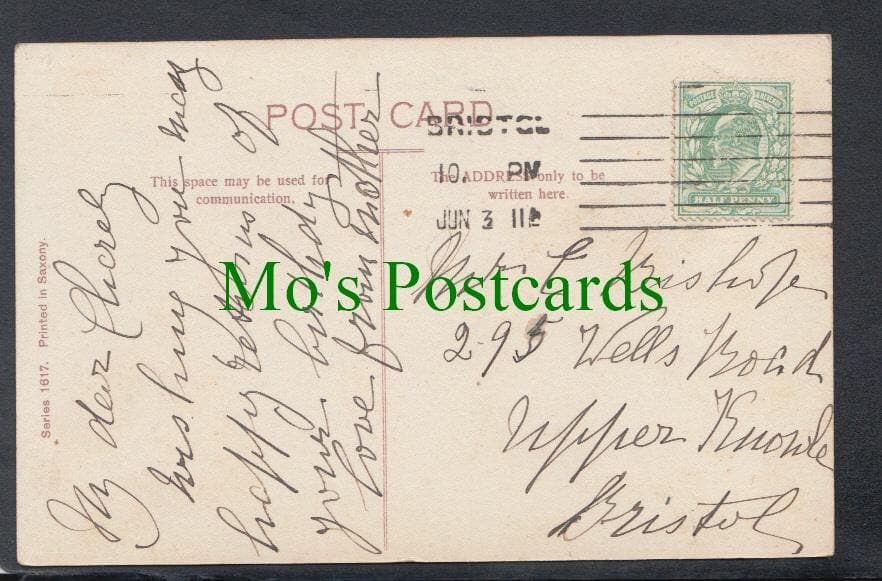 Greetings Postcard - With Hearty Birthday Greetings