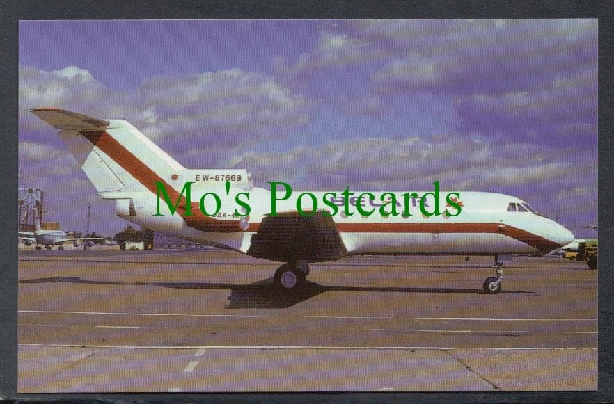 Aviation Postcard - Belair JAK-40 Aeroplane