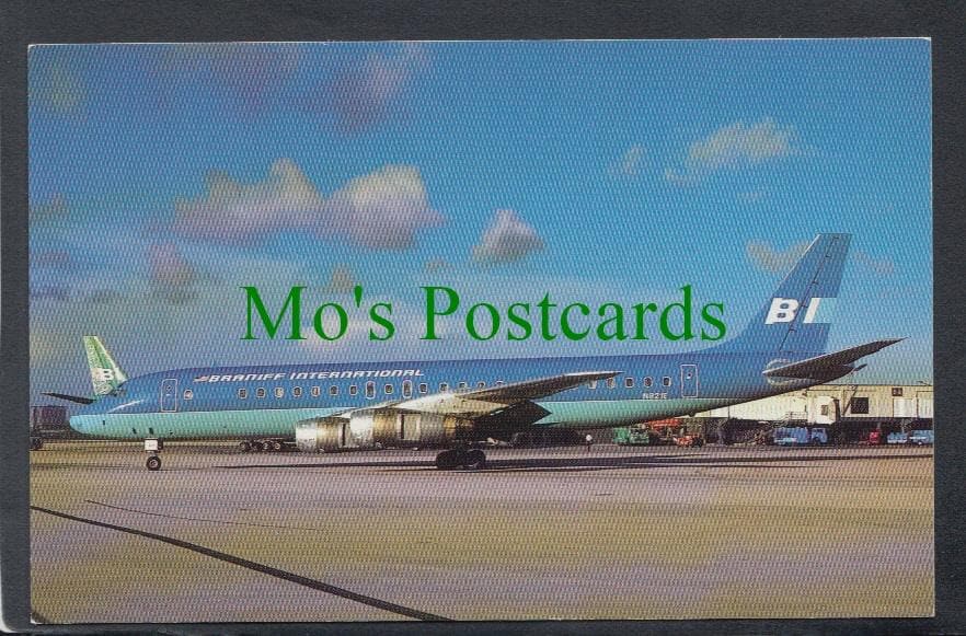 Aviation Postcard - Braniff International McDonnell Douglas Aeroplane