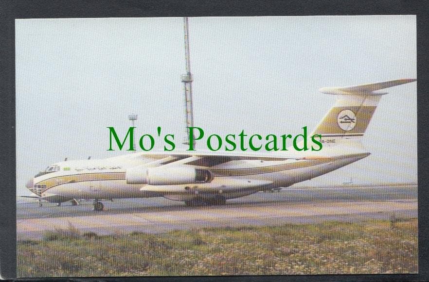 Aviation Postcard - Libyan Arab Airlines Aeroplane