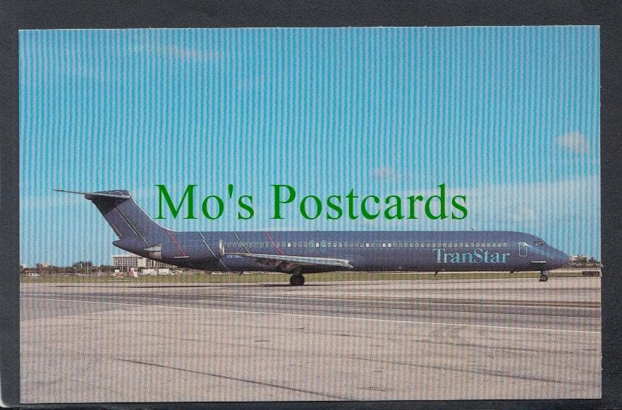 Aviation Postcard - Transtar McDonnell Douglas Aeroplane