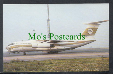Aviation Postcard - Libyan Arab Airlines Aeroplane