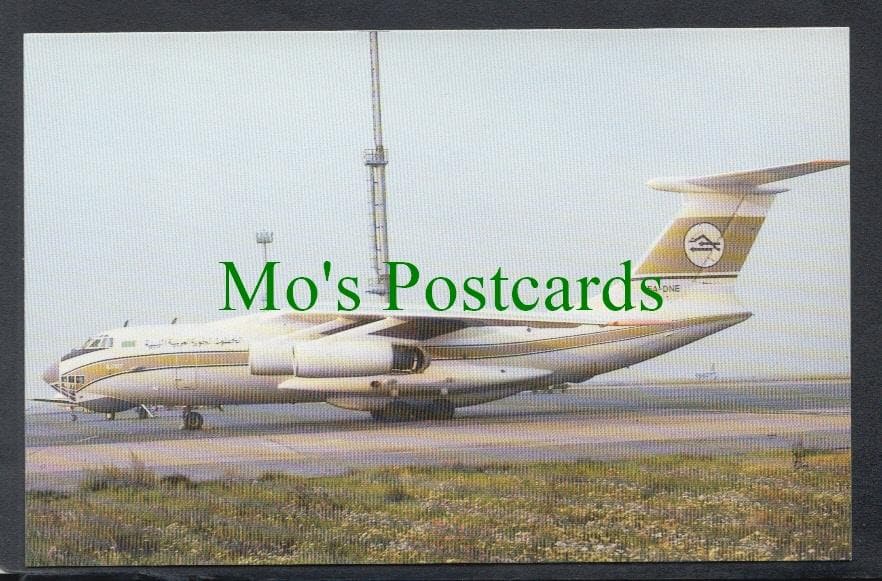 Aviation Postcard - Libyan Arab Airlines Aeroplane