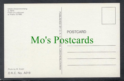 Aviation Postcard - CAAK Chosonminhang Aeroplane