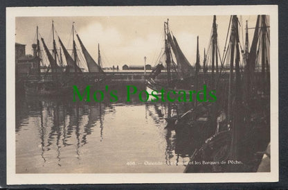 Le Bassin Et Les Barques De Peche, Ostend, Belgium