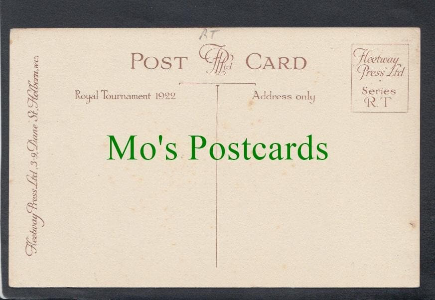Military Postcard - The Royal Tournament 1922