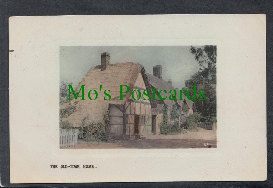 Landscapes Postcard - The Old-Time Home