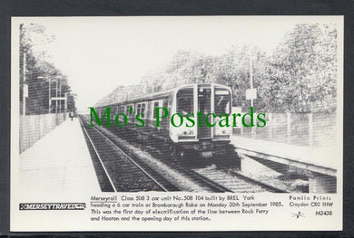 Railway Postcard - Merseyrail Class 508 3 Train