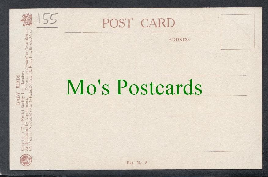 Birds Postcard - Young White Throats