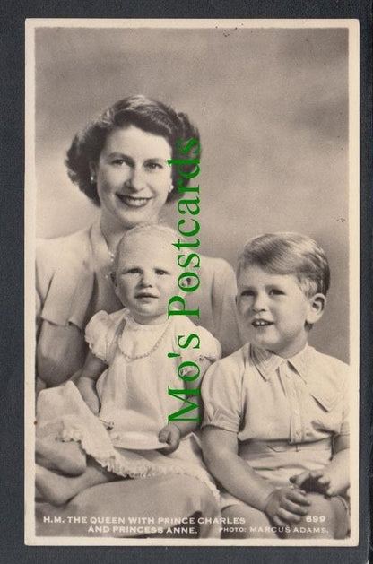 H.M.The Queen With Prince Charles