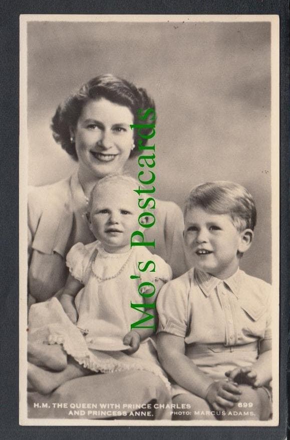 H.M.The Queen With Prince Charles