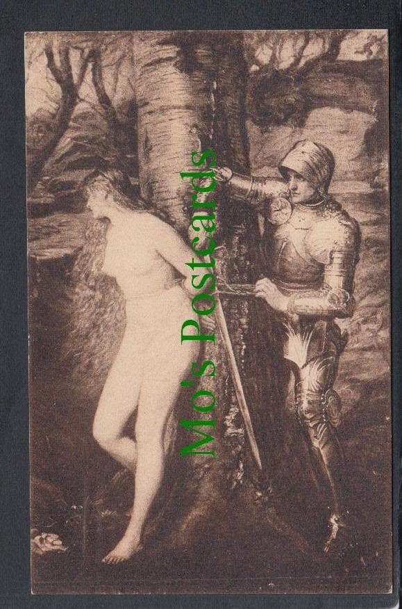 Art Postcard - The Knight Errant, Sir J.E.Millais