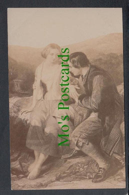 Scottish Postcard - Burns & Highland Mary