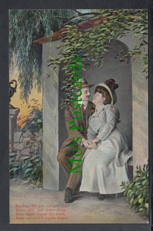 Glamour Postcard - Romantic Couple