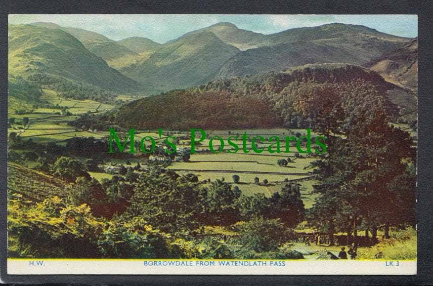 Borrowdale From Watendlath Pass, Cumbria