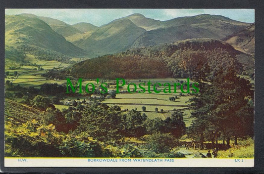 Borrowdale From Watendlath Pass, Cumbria