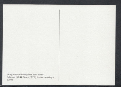 Advertising Postcard - Bolsom's Furniture Catalogue