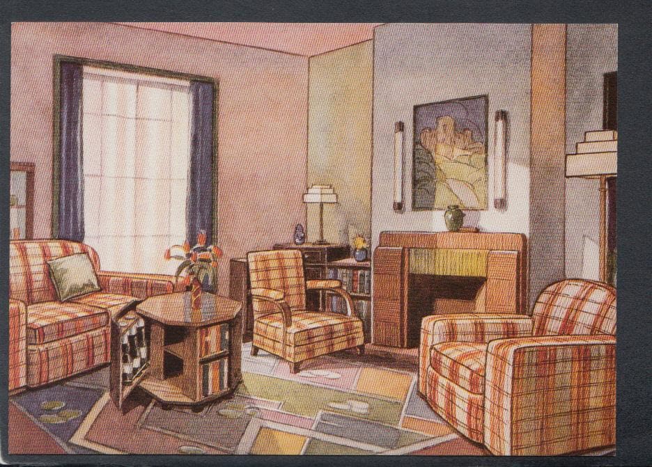 Advertising Postcard - Port of London Cabinet Works