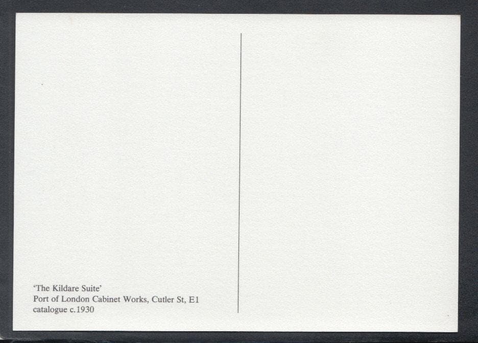 Advertising Postcard - Port of London Cabinet Works
