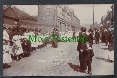 Mossley Girls Church Parade, Lancashire