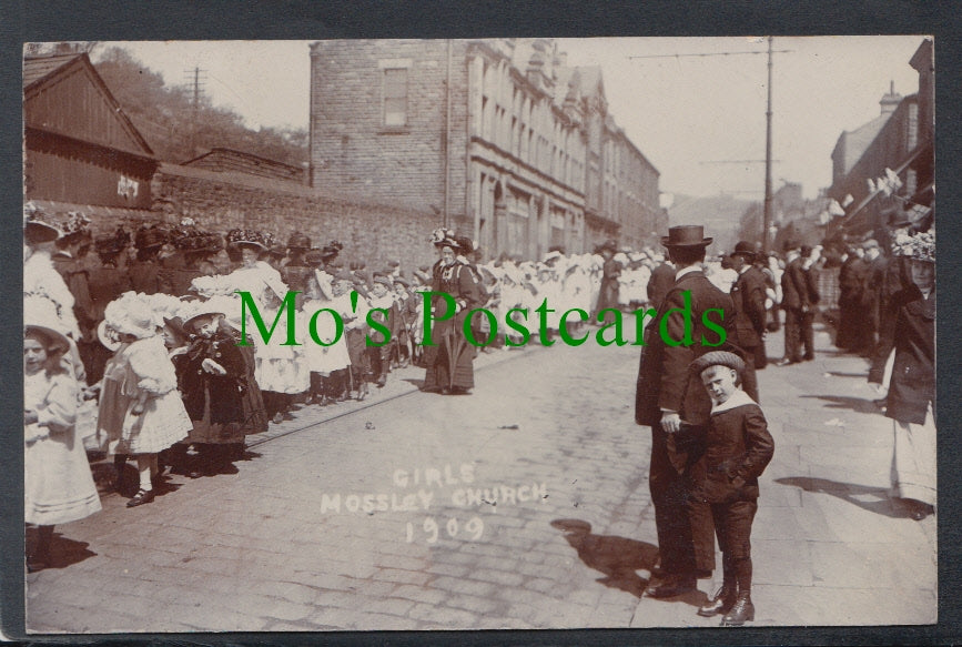 Mossley Girls Church Parade, Lancashire