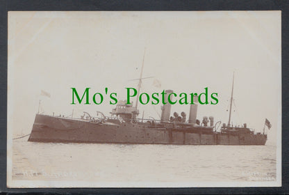 Naval Postcard - H.M.S.Andromache