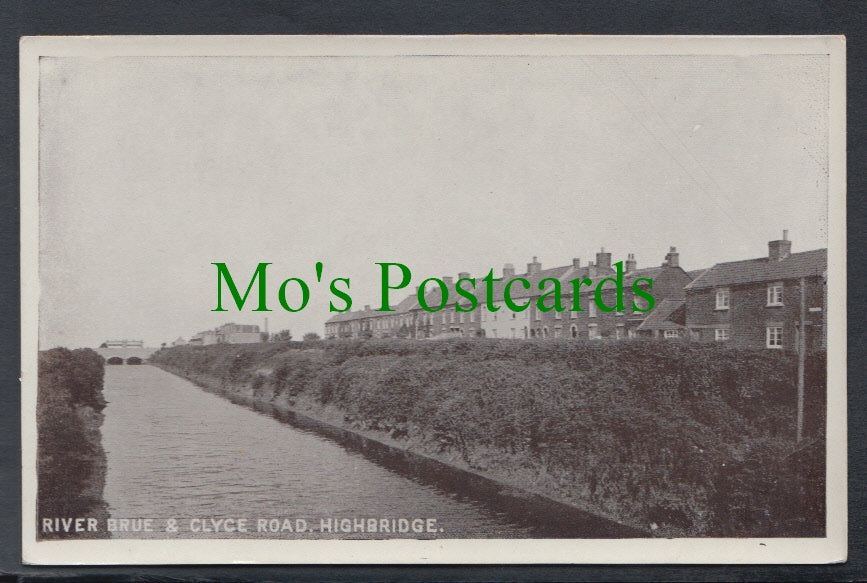 River Brue & Clyce Road, Highbridge, Somerset