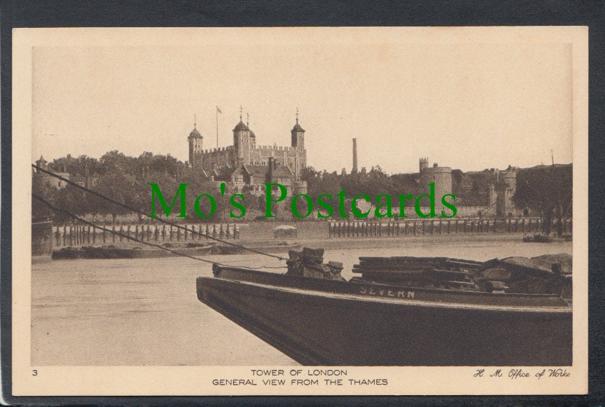 General View From The Thames, Tower of London