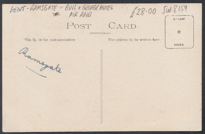 Bull & George Hotel Air Raid, Ramsgate, Kent