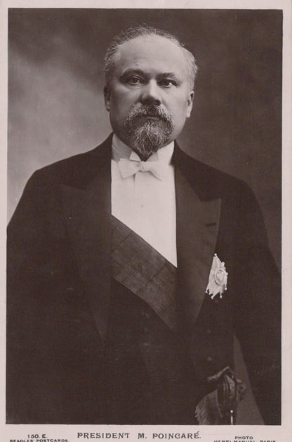 Politics Postcard - French President Raymond Nicolas Landry Poincaré - Mo’s Postcards 
