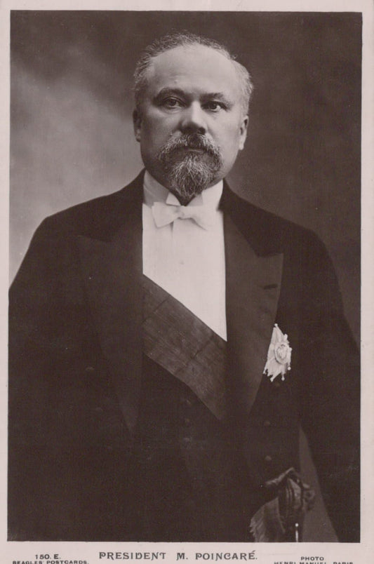 Politics Postcard - French President Raymond Nicolas Landry Poincaré - Mo’s Postcards 