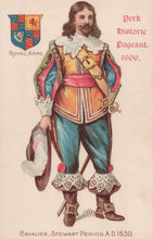 Load image into Gallery viewer, Pageants Postcard - York Historic Pageant 1909 - Cavalier, Stewart Period A.D.1630 - Mo’s Postcards 
