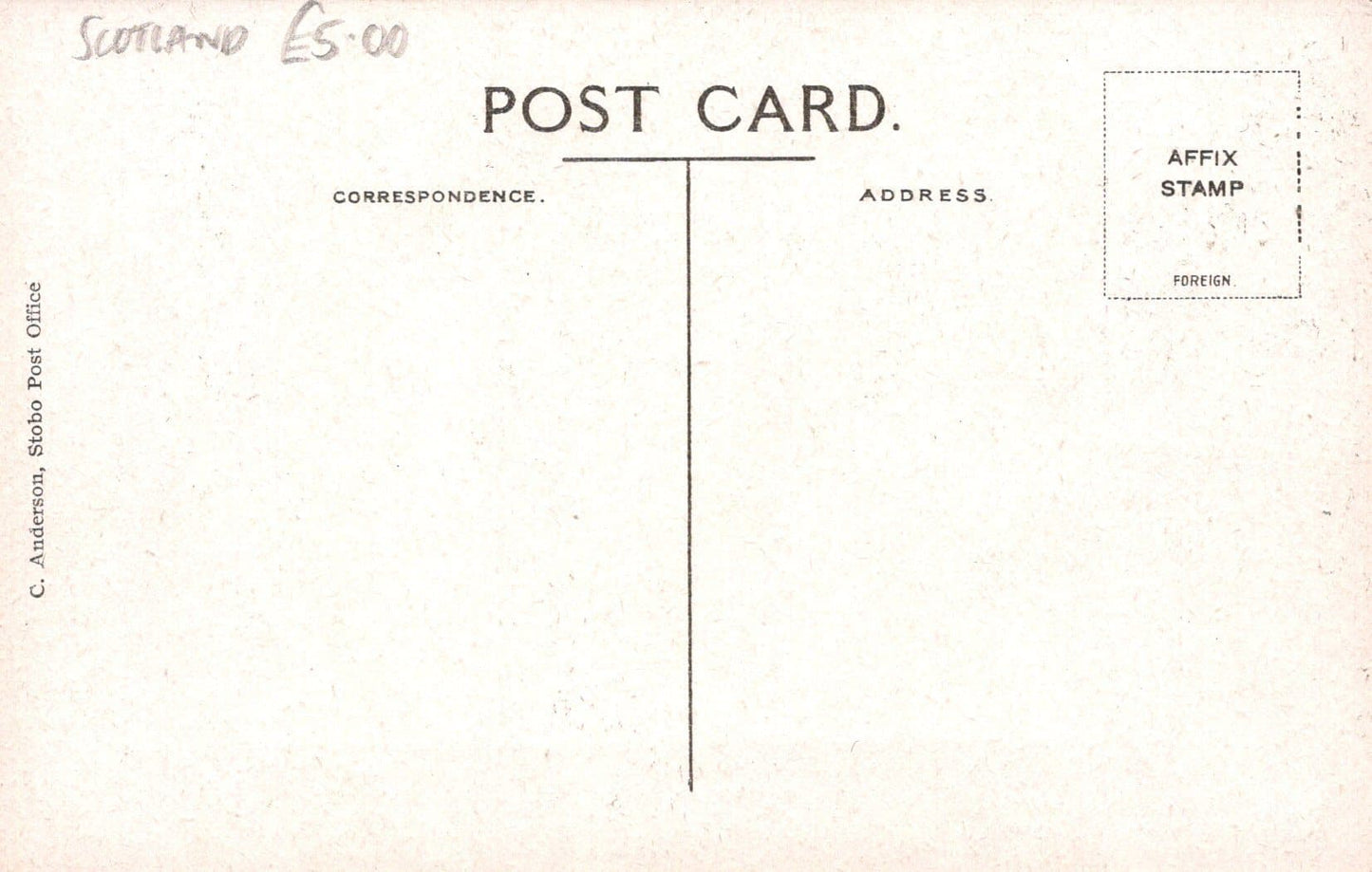Scotland Postcard - Dawyck, Stobo - Mo’s Postcards 