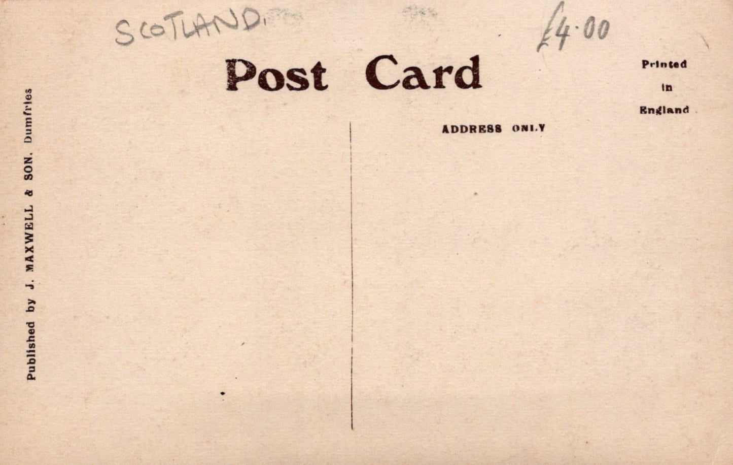 Scotland Postcard - Drumlanrig Castle, Thornhill - Mo’s Postcards 