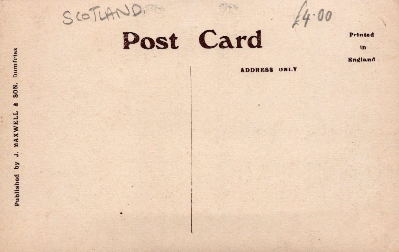 Scotland Postcard - Drumlanrig Castle, Thornhill - Mo’s Postcards 