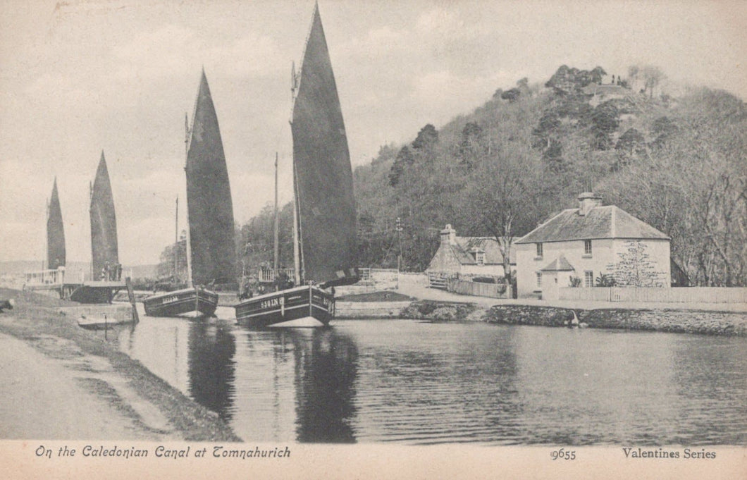 Scotland Postcard - On The Caledonian Canal at Tomnahurich - Mo’s Postcards 